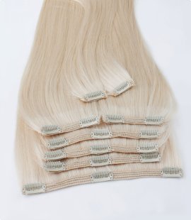 Clip in hair extensions